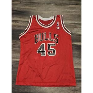 Vintage 90’s Chicago Bulls #45 Jordan Champion Basketball Jersey Youth Large